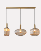 Suspension Triple "Bistro" – Luminaire Îlot de Cuisine Mes Luminaires