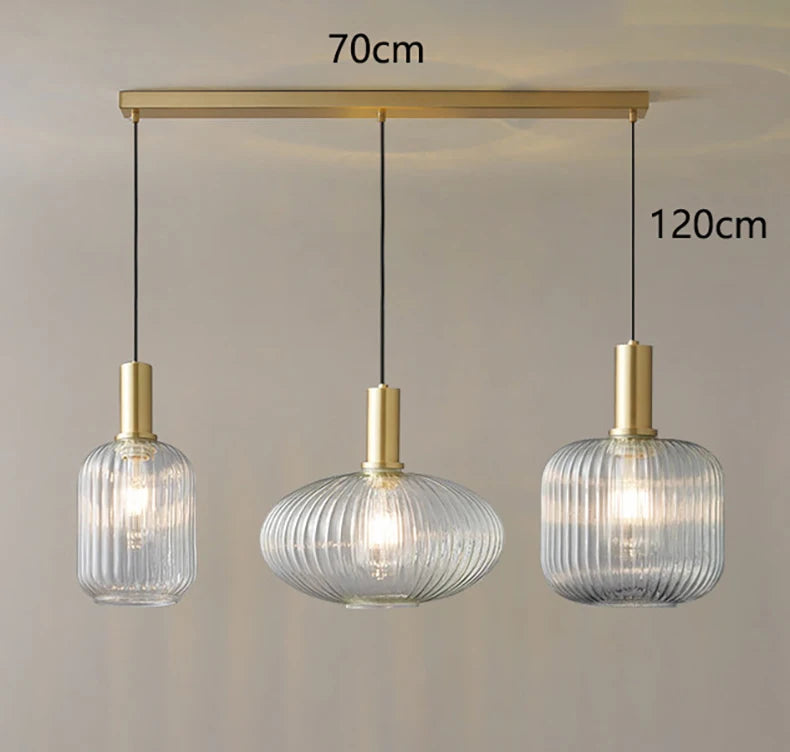 Suspension Triple "Bistro" – Luminaire Îlot de Cuisine Mes Luminaires