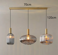 Suspension Triple "Bistro" – Luminaire Îlot de Cuisine Mes Luminaires