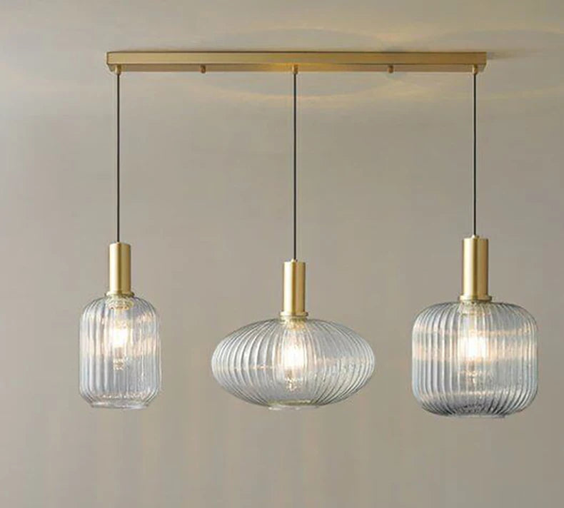 Suspension Triple "Bistro" – Luminaire Îlot de Cuisine Mes Luminaires