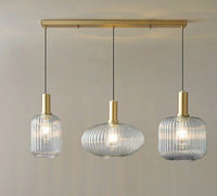 Suspension Triple "Bistro" – Luminaire Îlot de Cuisine Mes Luminaires