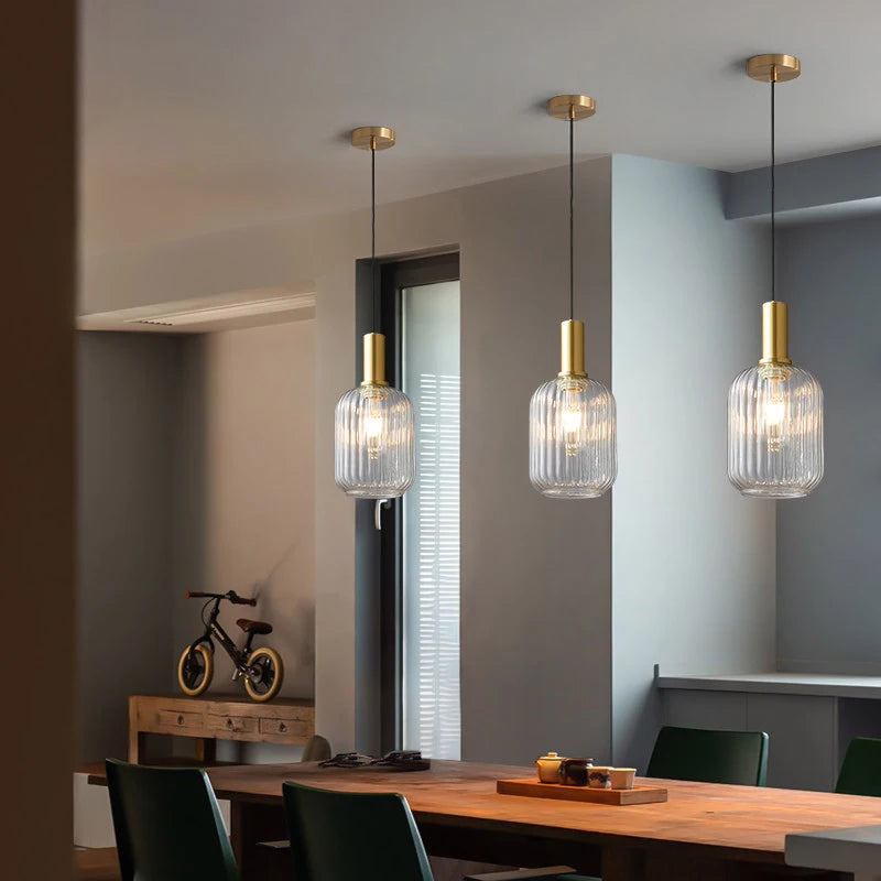 Suspension Triple "Bistro" – Luminaire Îlot de Cuisine Mes Luminaires