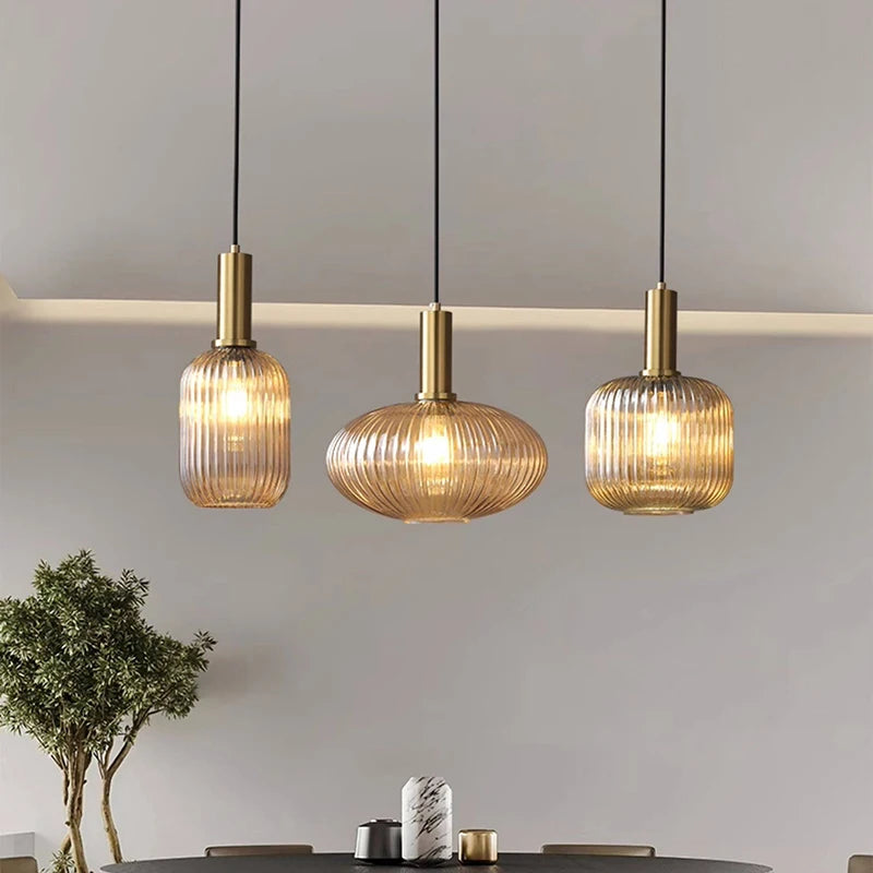 Suspension Triple "Bistro" – Luminaire Îlot de Cuisine Mes Luminaires
