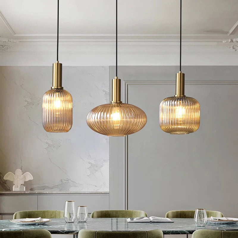 Suspension Triple "Bistro" – Luminaire Îlot de Cuisine Mes Luminaires