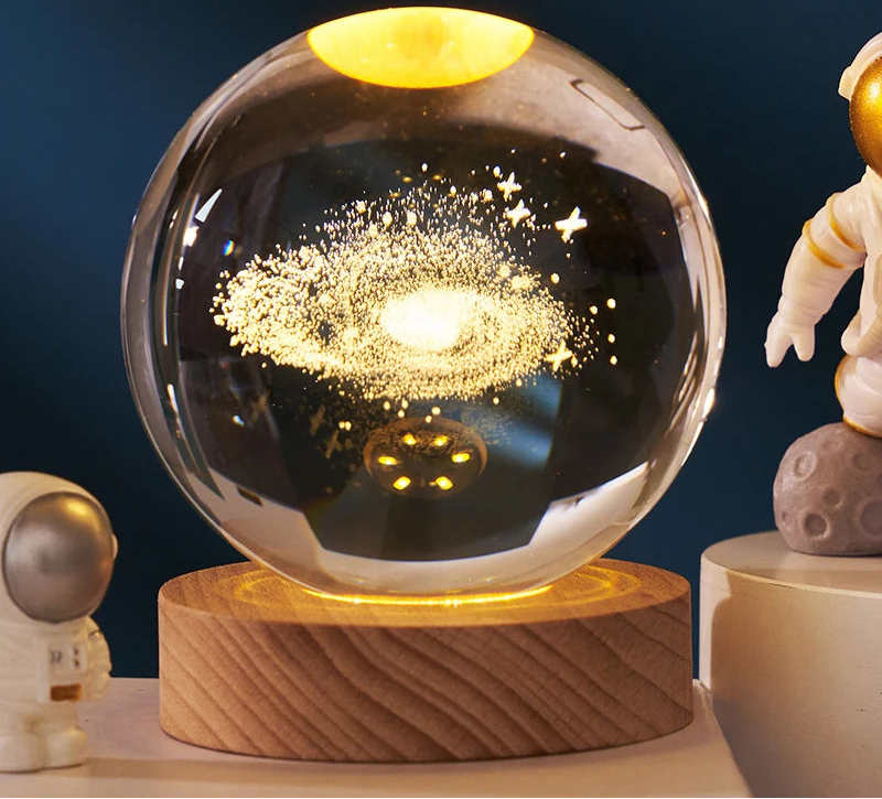 Veilleuse de Nuit Magique pour Enfant - Globe Lumineux Mes Luminaires